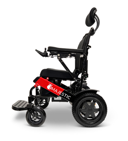 ComfyGo IQ-9000 Remote Controlled Folding Power Wheelchair Side View