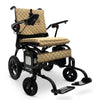 Image of ComfyGo Phoenix Carbon Fiber Folding Electric Wheelchair Coffee Textile View