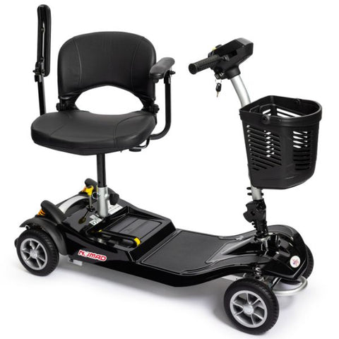 EV Rider Nomad 4-Wheel Mobility Scooter Black Color Swivel Seat