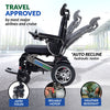 Image of Glide Care G-6R Reclining Backrest Electric Wheelchair Features