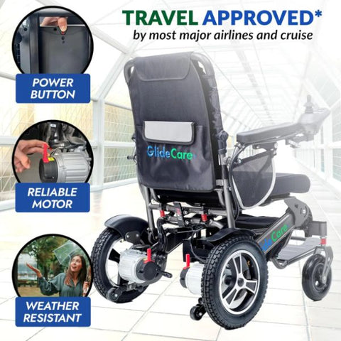 Glide Care G-6 Foldable Foldable Electric Wheelchair Features