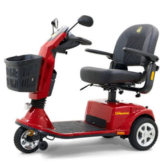 Golden Technologies Companion 3-Wheel Full Size Scooter GC340 Red Left Side View