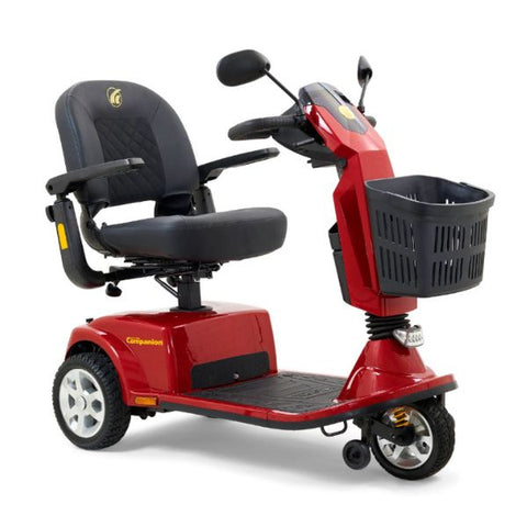 Golden Technologies Companion 3-Wheel Full Size Scooter GC340 Red Right Side View