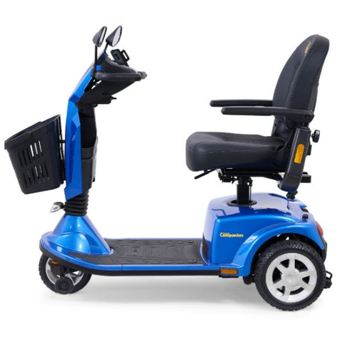 Golden Technologies Companion 3-Wheel Full Size Scooter GC340 Blue Whole Left Side View