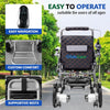 Image of Glide Care G-5 Lightweight Foldable Electric Wheelchair