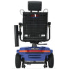 Image of Metro Mobility S500 Bariatric 4-Wheel Mobility Scooter Volor Blue Color Back View