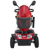 Image of Metro Mobility S500 Bariatric 4-Wheel Mobility Scooter Red Color Front View