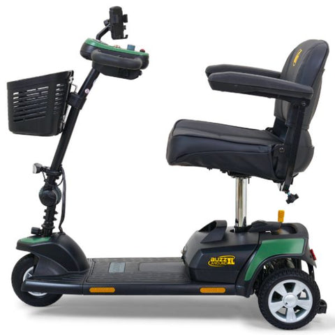 Golden Technologies Buzzaround XL 3-Wheel Mobility Scooter GB121B-STD Army Green Color Left Side View