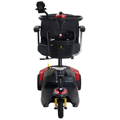Golden Technologies Buzzaround XLS-HD 3-Wheel Travel Scooter GB121B-SHZ Red Color Front View