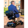 Image of Golden Technologies Buzzaround XLS-HD 3-Wheel Travel Scooter GB121B-SHZ Back View With Rider