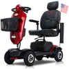 Image of Metro Mobility Max Plus 4-Wheel Mobility Scooter Red Color