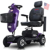 Image of Metro Mobility Max Plus 4-Wheel Mobility Scooter Drak Purple Color