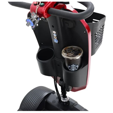 Metro Mobility Max Plus 4-Wheel Mobility Scooter 2 Front Cup Holders