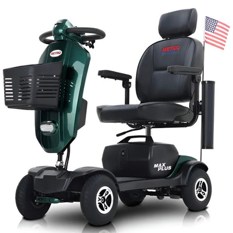 Metro Mobility Max Plus 4-Wheel Mobility Scooter Emerald Color