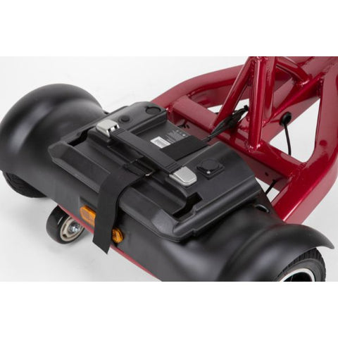 E-Wheels EW-01 Compact 3-Wheel Mobility Scooter Battery and Motor View
