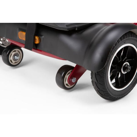 E-Wheels EW-01 Compact 3-Wheel Mobility Scooter Rear Tire with Anti Tip Wheel