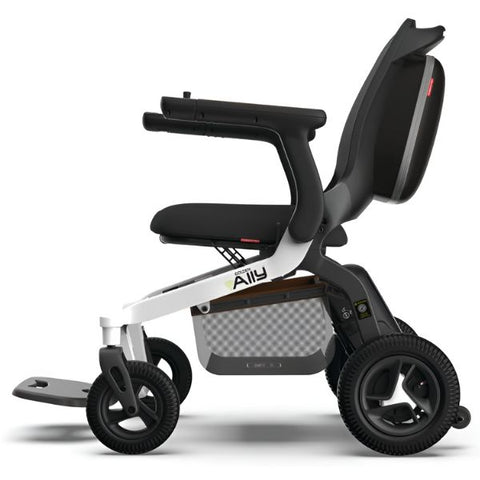 Golden Ally Portable Power Wheelchair (GP303) White Color Left Side View