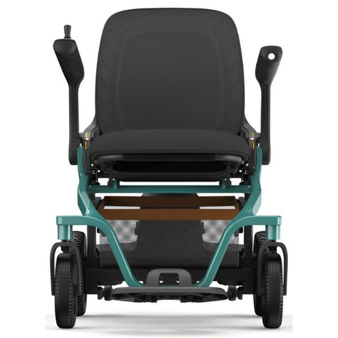 Golden Ally Portable Power Wheelchair (GP303) Teal Color Front View