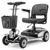 Image of EWheels EW-M41 4-Wheel Travel Scooter Silver Color