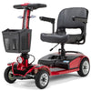 Image of EWheels EW-M41 4-Wheel Travel Scooter Red Color