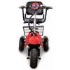 Image of EWheels EW-20 Electric 3-Wheel Mobility Scooter  Red/Black Front View