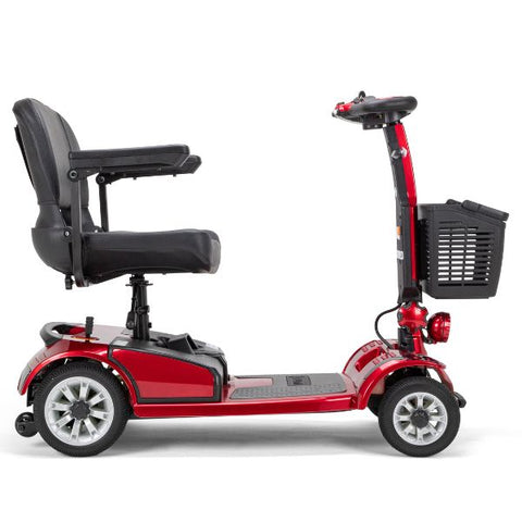 EWheels EW-M41 4-Wheel Travel Scooter Red Color Right Side View