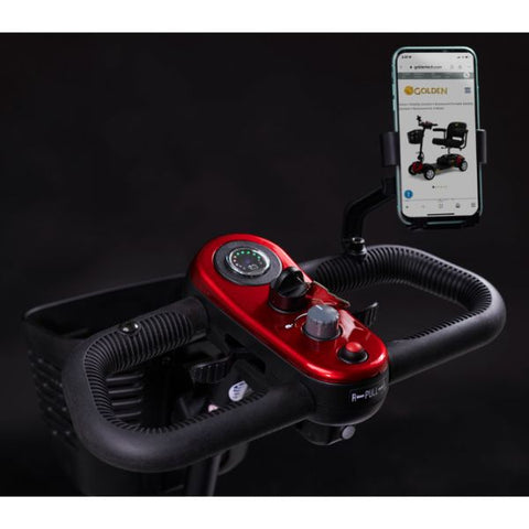 Golden Technologies Buzzaround XL 3-Wheel Mobility Scooter GB121B-STD Red Color Control Panel