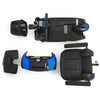 Image of Golden Technologies Buzzaround XL 3-Wheel Mobility Scooter GB121B-STD Color Blue Disassembled View