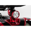 Image of EWheels EW-M41 4-Wheel Travel Scooter Red Color Front Light