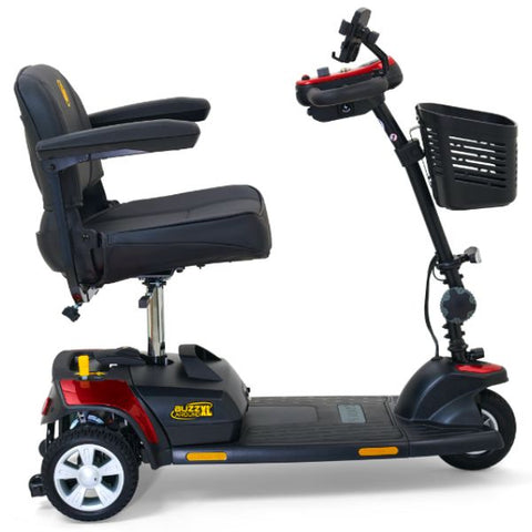 Golden Technologies Buzzaround XL 3-Wheel Mobility Scooter GB121B-STD Red Color  Right Side View