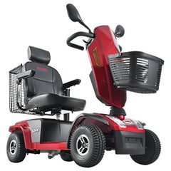 Metro Mobility S500 Bariatric 4-Wheel Mobility Scooter Color Red