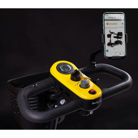 Golden Technologies Buzzaround XL 3-Wheel Mobility Scooter GB121B-STD Canary Yellow Color Control Panel