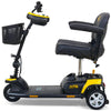 Image of Golden Technologies Buzzaround XL 3-Wheel Mobility Scooter GB121B-STD Canary Yellow Color Left Side View