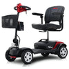 Image of Metro Mobility Max Sport Portable 4-Wheel Mobility Scooter Red Color