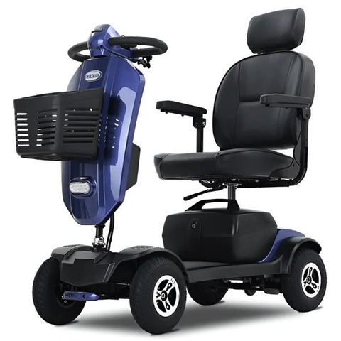 Metro Mobility Max Plus 4-Wheel Mobility Scooter Blue Color