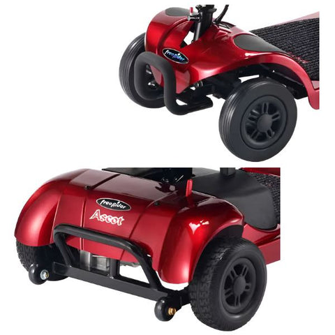 FreeRider USA FR Ascot 4 Bariatric 4-Wheel Scooter Non-Scuffig Tires