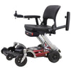 Image of FreeRider Luggie Chair Foldable Power Chair Arms Flipped View