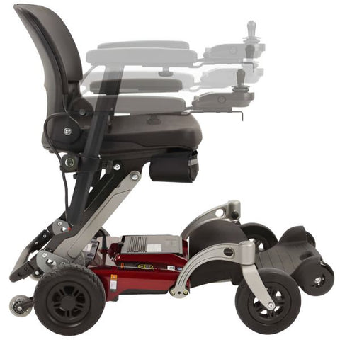 FreeRider Luggie Chair Foldable Power Chair Seat Height Adjustable