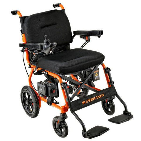 SuperHandy GoRide 2 Portable Electric Wheelchair Right Upside Over View