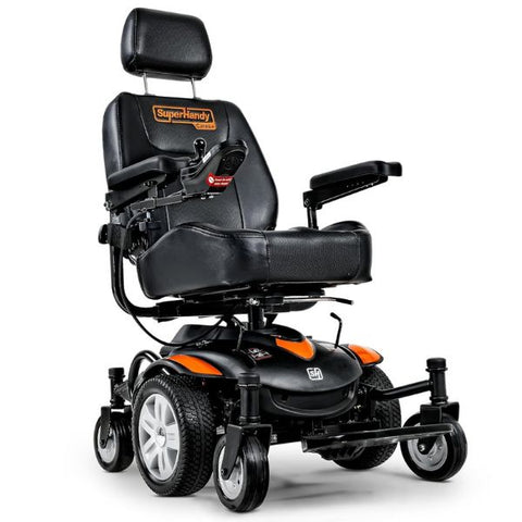 SuperHandy GoRide CRX Mid-Wheel Power Wheelchair