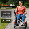 Image of SuperHandy GoRide Folding Electric Wheelchair Speed Capacity