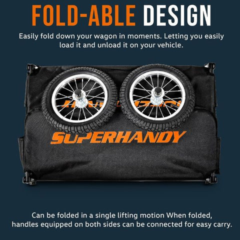 SuperHandy Lightweight Scooter Cargo Trailer Foldable Design