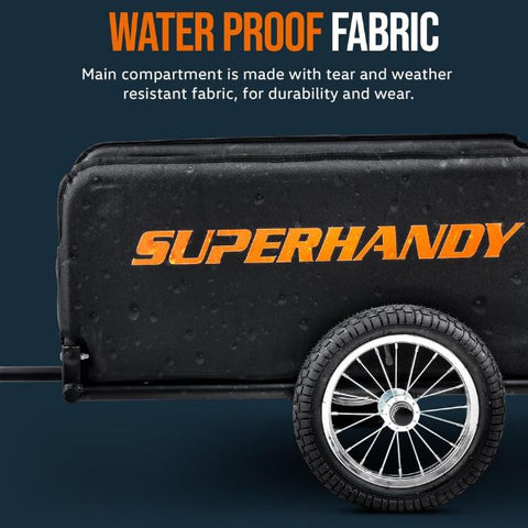 SuperHandy Lightweight Scooter Cargo Trailer Water Proff Fabric