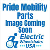 Image of Pride Jazzy Power Chairs & Pride Mobility Scooters Black Vinyl Armrest Pad 14" (Set of 2)