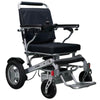 Image of EWheels EW-M45 Folding Power Wheelchair Silver Color 45 angle View