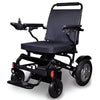 Image of EWheels EW-M45 Folding Power Wheelchair Black Color 45 Degrees View