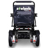 Image of EWheels EW-M45 Folding Power Wheelchair Black Color Back View