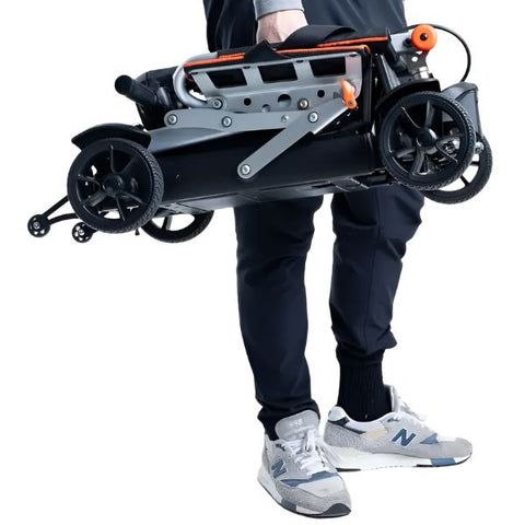 Feather Mobility 27X Folding Electric Scooter Lifted View