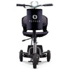 Image of Reyhee Triad (R300) 3-Wheel Portable Mobility Scooter Gunmetal Color Front View