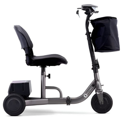 Reyhee Triad (R300) 3-Wheel Portable Mobility Scooter Gunmetal Color Right Side View